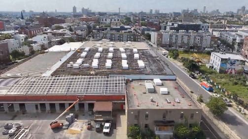 Aerial view of the Ares Industrial Management warehouse